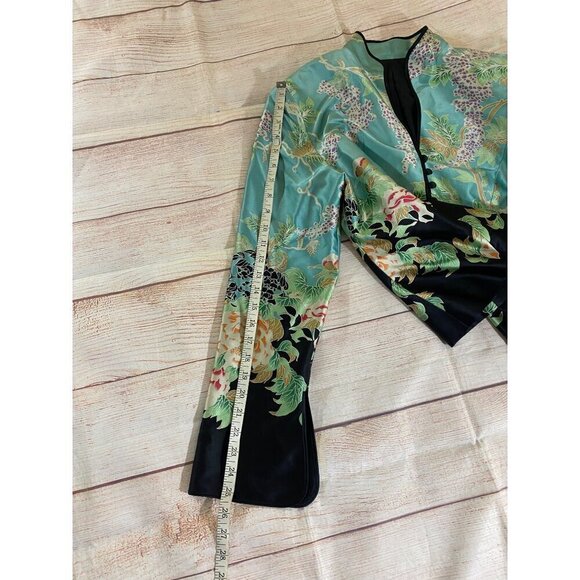 Unbranded Women's 100% Silk Button Front Blazer - Large - Picture 10 of 11